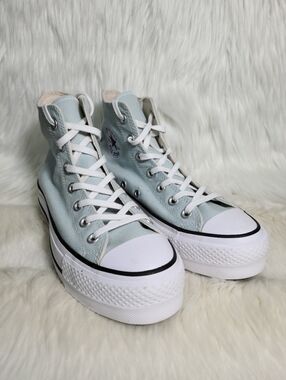 Converse Chuck Taylor All Star High Top Light Blue Women 7 / Unisex 5 NEW